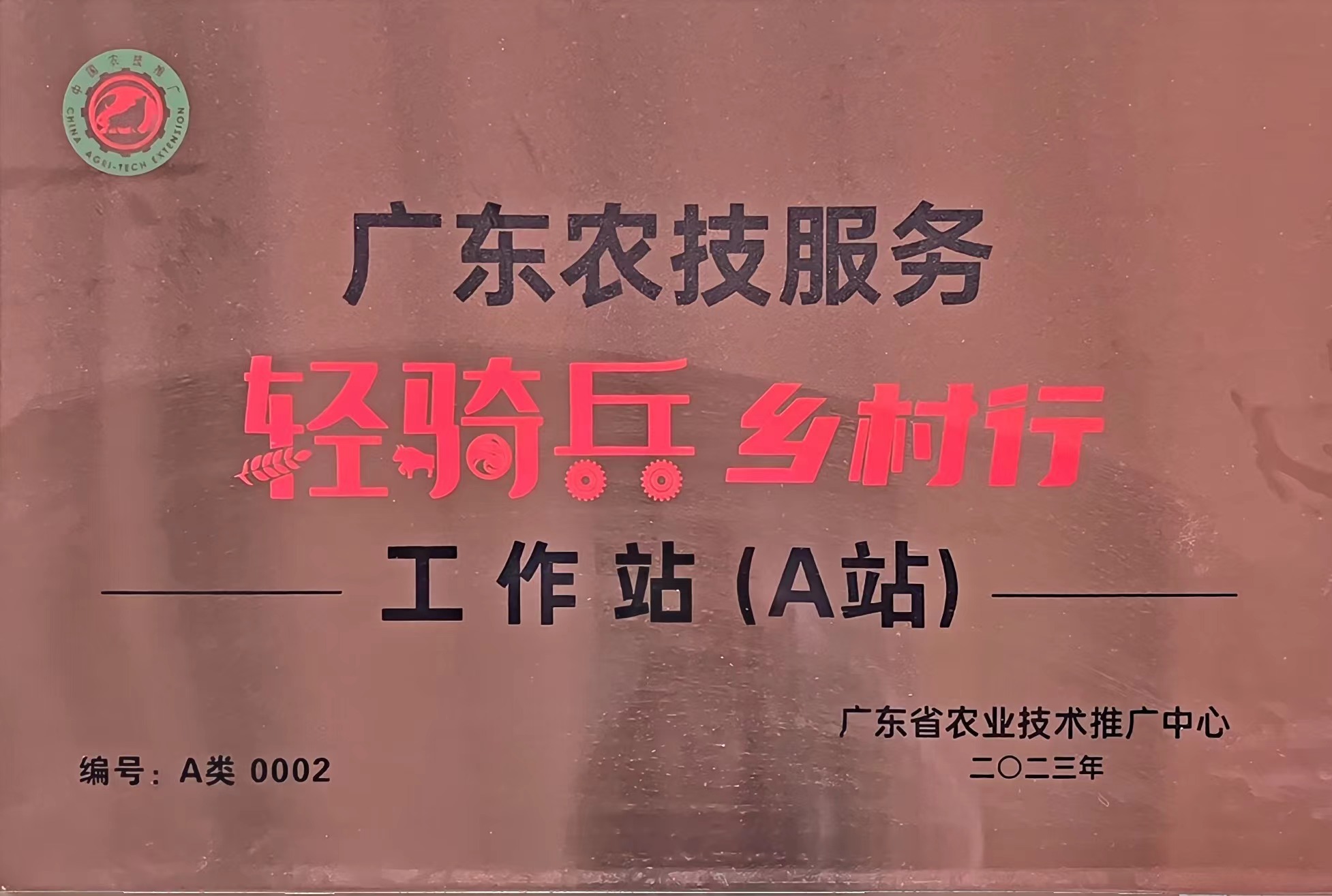 广东农技服务轻骑兵乡村行工作站（A站）