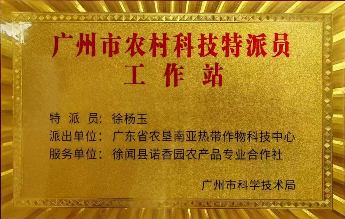 广州市农村科技特派员工作站